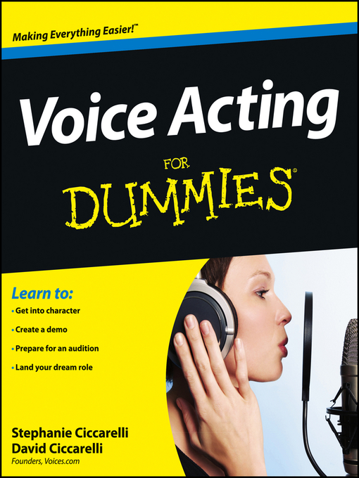 Title details for Voice Acting For Dummies by David Ciccarelli - Wait list